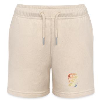 Fille ange - Short de jogging enfant bio Stanley/Stella - écru doux - Devant