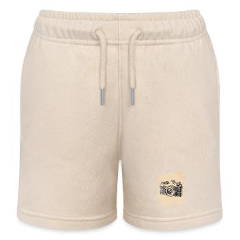 Kamera Fotograf Foto - Kinder Organic Joggingshorts Mini Bolter von Stanley/Stella - Natur - Vorne