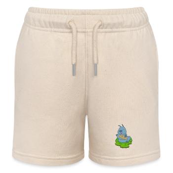 Raupe Brot - Kinder Organic Joggingshorts Mini Bolter von Stanley/Stella - Natur - Vorne