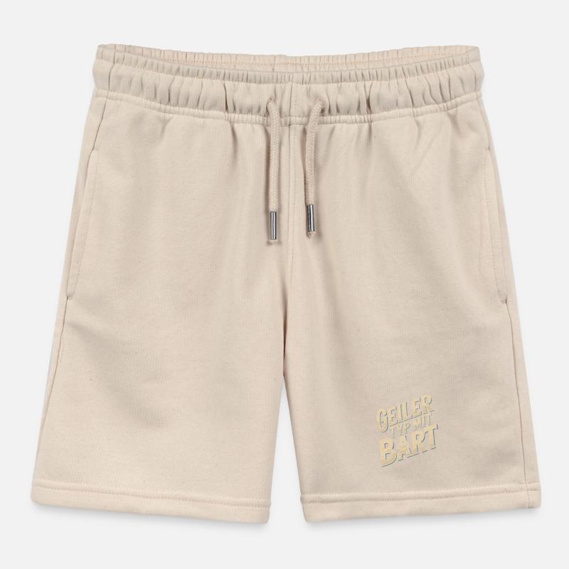Geiler Typ Mit Bart Bartträger Barbier Vollbart Kinder Organic Joggingshorts Mini Bolter von Stanley/Stella