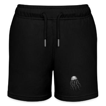 Méduse - Short de jogging enfant bio Stanley/Stella - noir - Devant