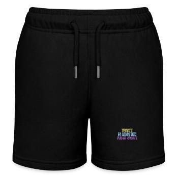 Today Is Another Fresh Start - Kids Organic Sweat Shorts by Stanley/Stella - black - Front