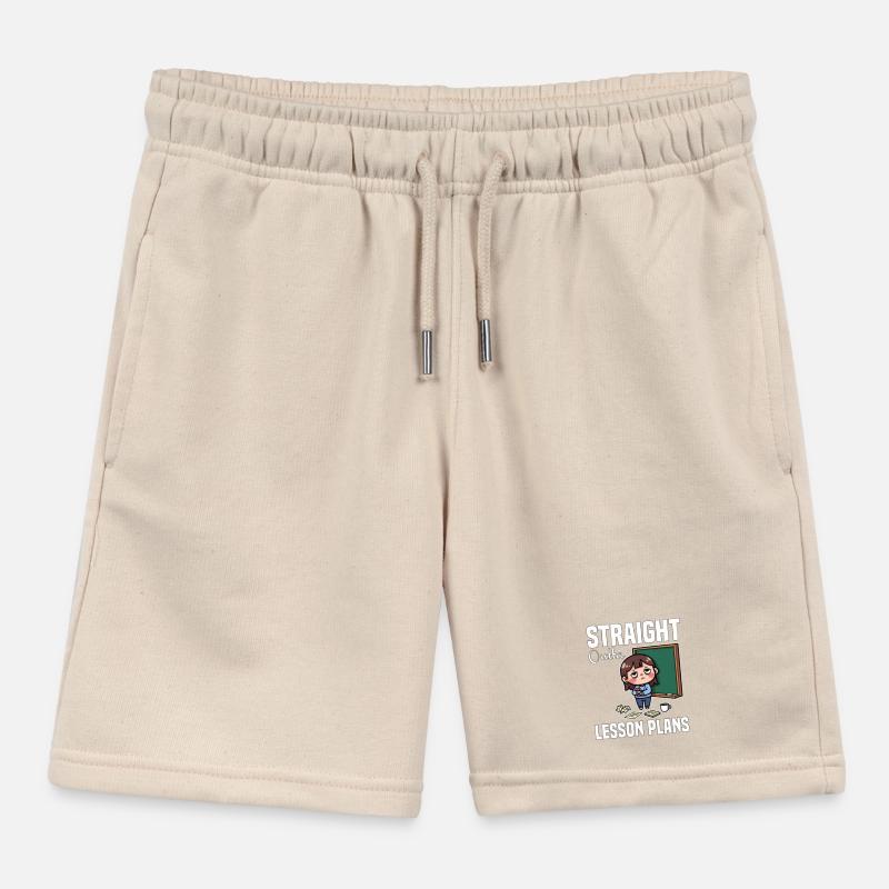 STRAIGHT OUTTA UNTERRICHTSPLÄNE - LEHRER-GESCHENK Kinder Organic Joggingshorts Mini Bolter von Stanley/Stella