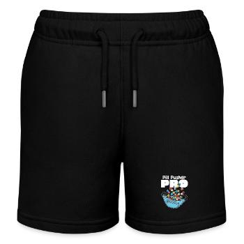 PILUL PUSHER PRO - CADEAU D’INFIRMIÈRE - Short de jogging enfant bio Stanley/Stella - noir - Devant