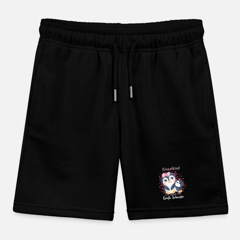 Nachwuchs Verkünden Ich Werde Große Schwester 2027 Kinder Organic Joggingshorts Mini Bolter von Stanley/Stella