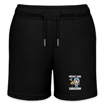 PATIENT NULL DES SARKASMUS - GESCHENK DES ARZTES - Kinder Organic Joggingshorts Mini Bolter von Stanley/Stella - Schwarz - Vorne