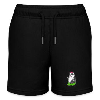 Panda Chess Piece Échiquier - Short de jogging enfant bio Stanley/Stella - noir - Devant