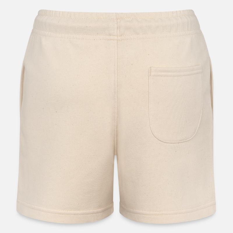 Coffee Motivational Typography Design Kids Organic Sweat Shorts by Stanley/Stella