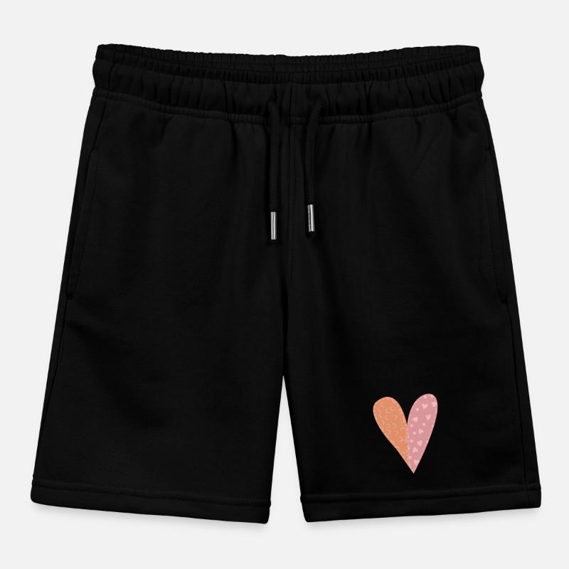 Patchwork Herz Nr. 7 Kinder Organic Joggingshorts Mini Bolter von Stanley/Stella