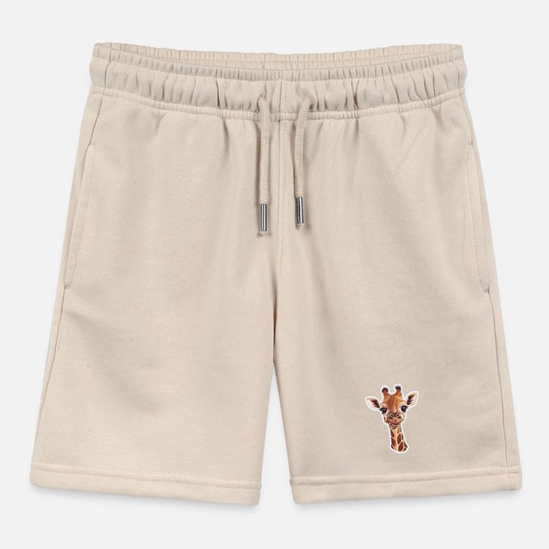 Giraffe Kids Organic Sweat Shorts by Stanley/Stella