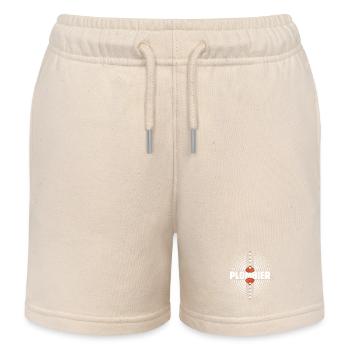Plombier Ventouse Retro - Short de jogging enfant bio Stanley/Stella - écru doux - Devant