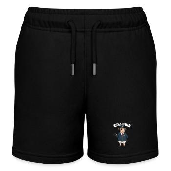 Sheep Rail Driver Controller Sheep Conductor - Kids Organic Sweat Shorts by Stanley/Stella - black - Front
