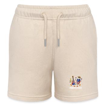 Puerto Rico Fiesta - Kinder Organic Joggingshorts Mini Bolter von Stanley/Stella - Natur - Vorne