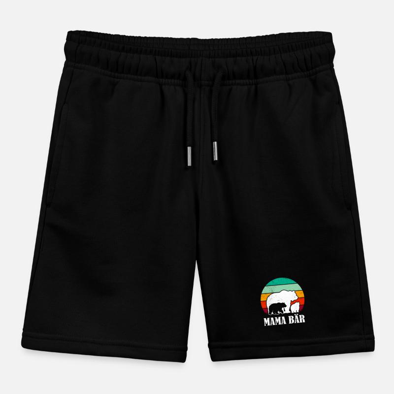 Werdende Mutter MAMA BÄR Bald Mama Lustig Kinder Organic Joggingshorts Mini Bolter von Stanley/Stella