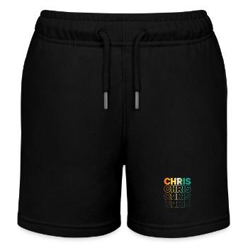 Chris Christian Christoph Christopher - Kids Organic Sweat Shorts by Stanley/Stella - black - Front