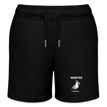 Gesucht Möwe Eiscreme Abenteuer - Kids Organic Sweat Shorts by Stanley/Stella - black - Front