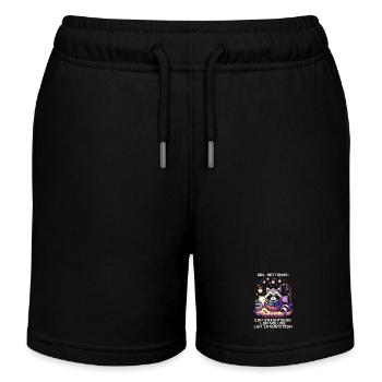 IRL: dark, quiet, little contact | Introversion - Kids Organic Sweat Shorts by Stanley/Stella - black - Front