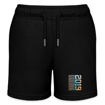 LIMITED EDITION 2019 7 YEARS 7TH BIRTHDAY - Kids Organic Sweat Shorts by Stanley/Stella - black - Front