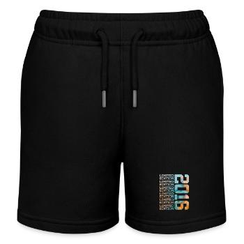LIMITED EDITION 2016 10 YEARS 10TH BIRTHDAY - Kids Organic Sweat Shorts by Stanley/Stella - black - Front