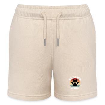 best pet sitter ever - Kids Organic Sweat Shorts by Stanley/Stella - soft Ecru - Front