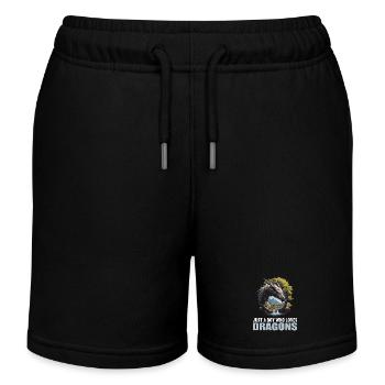 Dragon Dragon - Short de jogging enfant bio Stanley/Stella - noir - Devant