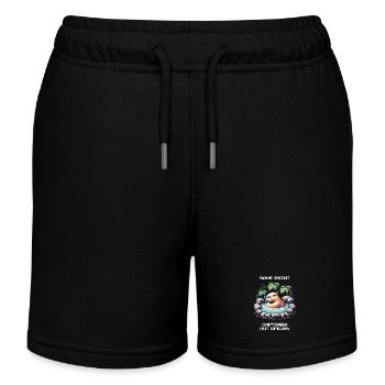 Speicherpunkt: Capybara-Onsen | Entspannung - Kinder Organic Joggingshorts Mini Bolter von Stanley/Stella - Schwarz - Vorne