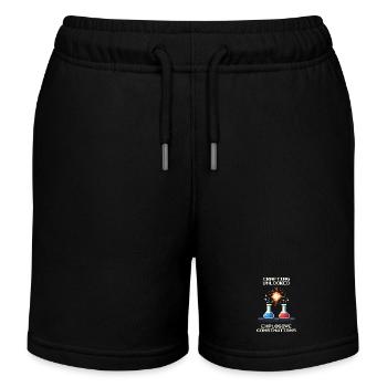 Crafting – explosive combinations | Chemistry - Kids Organic Sweat Shorts by Stanley/Stella - black - Front