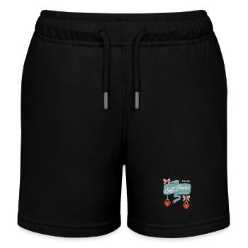 Coquette esthétique noeud motif girly pastel - Short de jogging enfant bio Stanley/Stella - noir - Devant