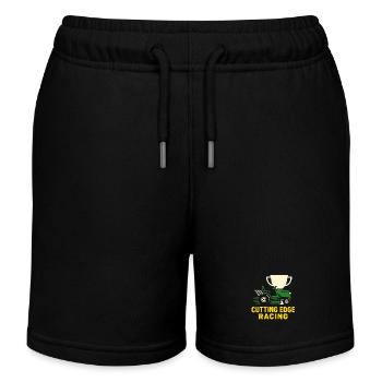 Rasenmäher-rennen Rasenmäher-rennen Rasenmäher - Kinder Organic Joggingshorts Mini Bolter von Stanley/Stella - Schwarz - Vorne