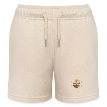 Bartöl Pflege Humor Gepflegter Lebensstil - Kinder Organic Joggingshorts Mini Bolter von Stanley/Stella - Natur - Vorne