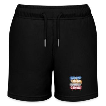 Jeu - Short de jogging enfant bio Stanley/Stella - noir - Devant