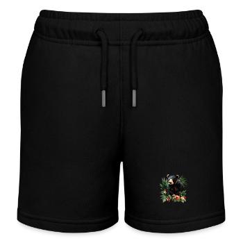 Sun Bear Malaienbär - Kinder Organic Joggingshorts Mini Bolter von Stanley/Stella - Schwarz - Vorne