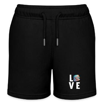 Étoile de mer Étoile de mer - Short de jogging enfant bio Stanley/Stella - noir - Devant