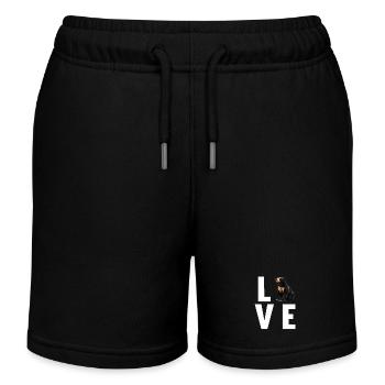 Sun Bear Malaienbär - Kinder Organic Joggingshorts Mini Bolter von Stanley/Stella - Schwarz - Vorne