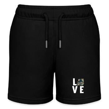 Sun Bear Malaienbär - Kinder Organic Joggingshorts Mini Bolter von Stanley/Stella - Schwarz - Vorne