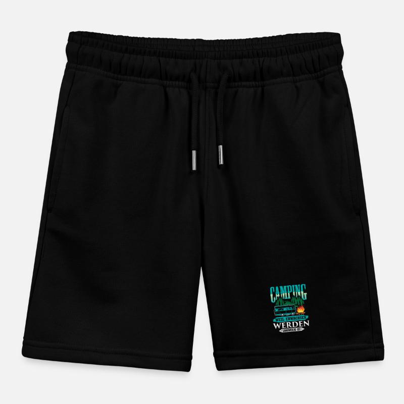 Camper Camping Wohnwagen Spruch Kinder Organic Joggingshorts Mini Bolter von Stanley/Stella