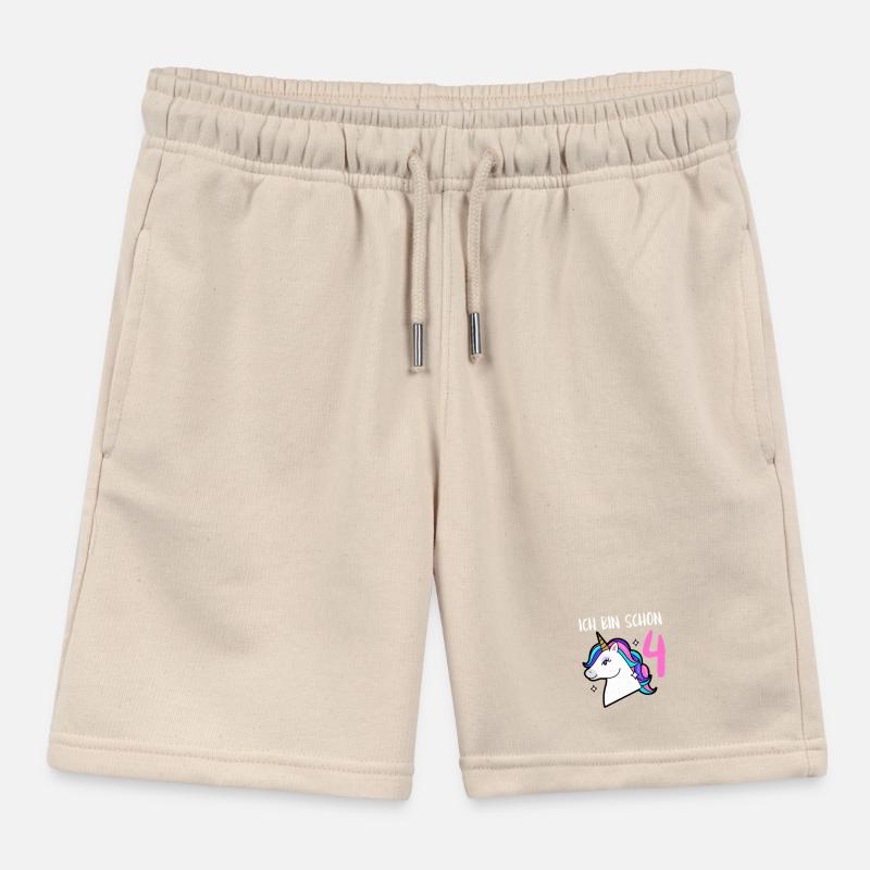 Ich bin schon 5 – Einhorn 5. Geburtstag Kinder Organic Joggingshorts Mini Bolter von Stanley/Stella