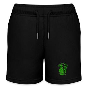 Veggie Döner - Fast Food - Vegan Kebab - Kids Organic Sweat Shorts by Stanley/Stella - black - Front