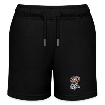 Nuestra Cultura Es Infinita Latino Culture - Kids Organic Sweat Shorts by Stanley/Stella - black - Front