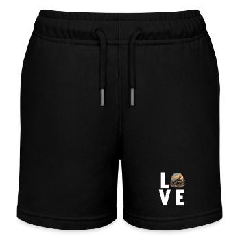 Tortues Tortue - Short de jogging enfant bio Stanley/Stella - noir - Devant