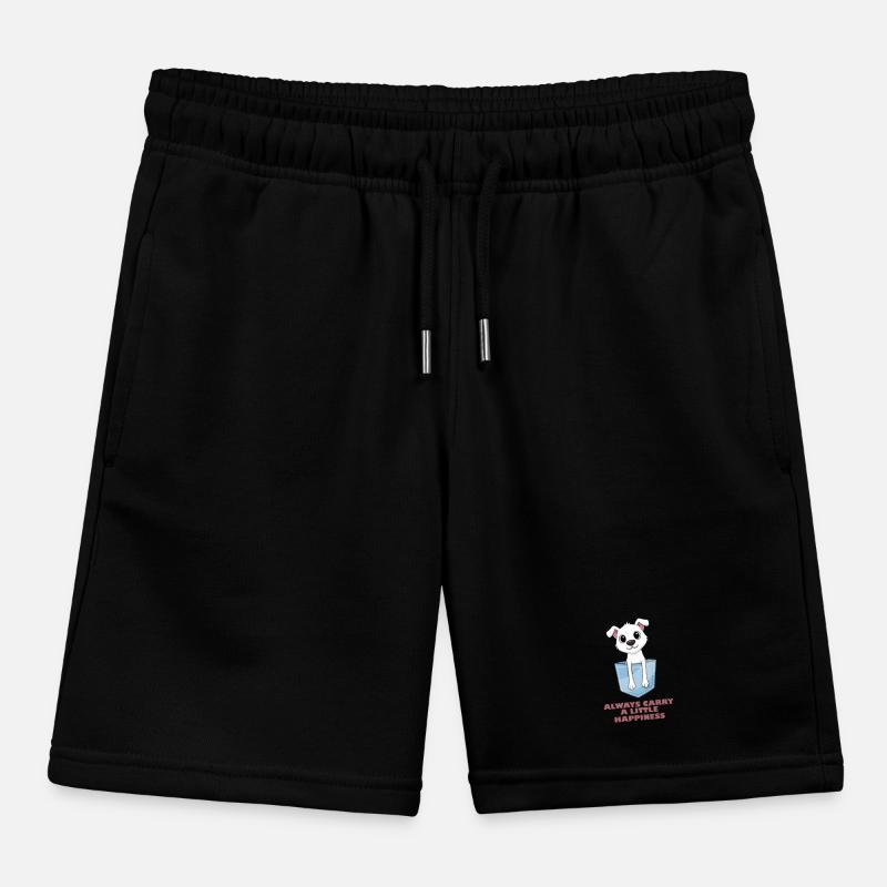 Trage immer ein bisschen Glück in dir Kinder Organic Joggingshorts Mini Bolter von Stanley/Stella