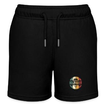 bûcheron - Short de jogging enfant bio Stanley/Stella - noir - Devant