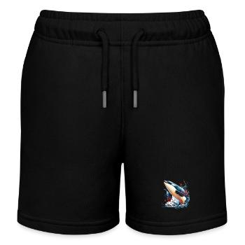 Orque Épaulard - Short de jogging enfant bio Stanley/Stella - noir - Devant