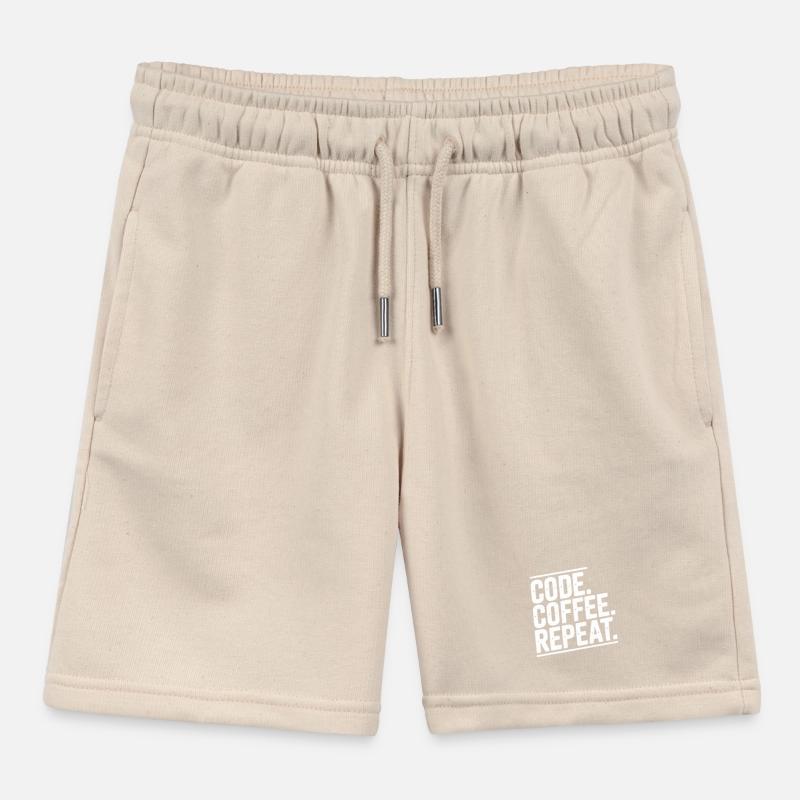 Code Kaffee-Wiederholung Kinder Organic Joggingshorts Mini Bolter von Stanley/Stella