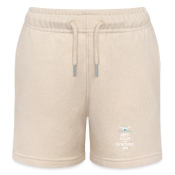 Synchronschwimmen Kunstschwimmen Wassersport - Kinder Organic Joggingshorts Mini Bolter von Stanley/Stella - Natur - Vorne