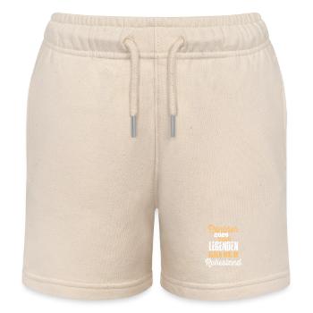 Rentner 2026 Legenden Ruhestand - Kinder Organic Joggingshorts Mini Bolter von Stanley/Stella - Natur - Vorne