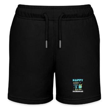 Hanoukka Hanoukka Hanoukka - Short de jogging enfant bio Stanley/Stella - noir - Devant