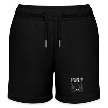 Luciole Nuit Nuit Glow Bug Nostalgique - Short de jogging enfant bio Stanley/Stella - noir - Devant