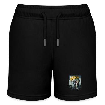 Nacht der Cobra Vampir Blutsauger Halloween  - Kinder Organic Joggingshorts Mini Bolter von Stanley/Stella - Schwarz - Vorne
