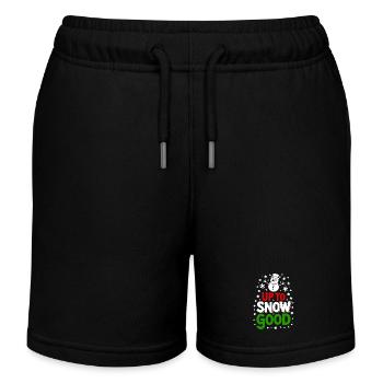 Up to Snow Good - Kids Organic Sweat Shorts by Stanley/Stella - black - Front